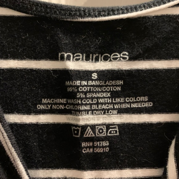 Maurices striped tank top - Picture 2 of 3